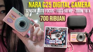 Kamera Aesthetic Viral  NARA C25 DIGITAL CAMERA Review amp Tutorial Pemakaian [upl. by Lari734]