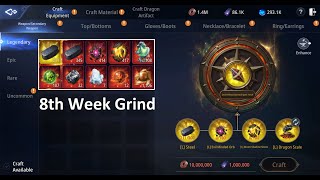 Legendary Weapon matts grind  Mir4  Week 8 [upl. by Mohkos533]