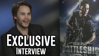 Taylor Kitsch  Battleship Exclusive Interview [upl. by Reivaz324]