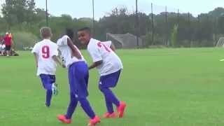 7 yr old FC Dallas Player Youth Brice Jr 11 Samuel Etoo Celebration [upl. by Servais458]