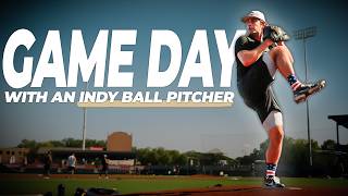 Game Day with Indy Ball Pitcher  Nick Horvath [upl. by Akiner177]