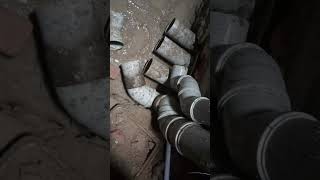 Pipe fitting🔥 flow water from roof shorts viralvideo plumbing trending shortfeed [upl. by Sherrard331]