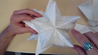 Modular Origami tutorial Bascetta Star 30 pieces [upl. by Vidovic]