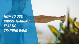 DOMYOS CrossTraining Elastic Training Band  How To Use Your Decathlon Home Workout Equipment [upl. by Akcinehs]