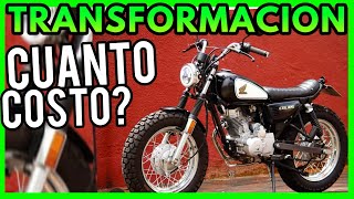 Cuánto Cuesta Modificar una Moto como está [upl. by Hnil519]