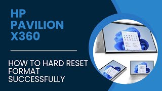 How To Hard Reset Hp Pavilion X360 Convertible  Windows 1011  Recovery Mode Successfully [upl. by Anitneuq26]