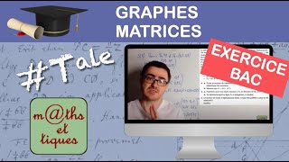 Graphes probabilistes matrices Ex Bac  Terminale  Maths expertes [upl. by Asilehs]