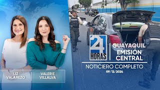 Noticiero de Guayaquil Emisión Central 09122024 [upl. by Allicsirp]