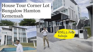 RM55 Mil House Tour 13K Sqft Corner Lot Bungalow Hamton Kemensah Lift amp Pool [upl. by Anits]