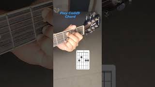 How to Play Cadd9 Chord on Guitar shorts [upl. by Charleen]