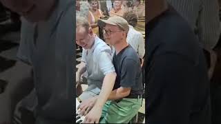 Piano duel piano boogiewoogie viralvideo [upl. by Anoif503]