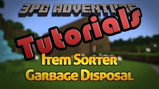 Minecraft quotItem Sorter amp Garbage Disposalquot Vanilla Tutorials [upl. by Ynnav348]