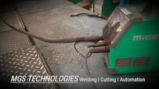 MGS TECHNOLOGIES MIGATRONIC PI250 DCHP TIG WELDING [upl. by Enaz]