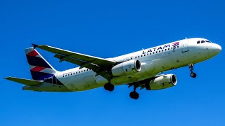 LATAM Colombia LA 4001  Airbus A320233 CCCOQ  Landing at El Dorado Airport BOG Beauty Sunrise [upl. by Dolloff]