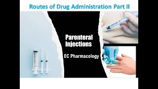 Routes of Drug Administration  Part II  Parenteral Injections in Tamil [upl. by Hayyifas]