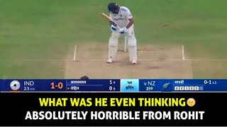 HORRIBLE OUT FROM ROHIT SHARMA IN 2ND TEST  INDVSNZ [upl. by Yssenhguahs196]