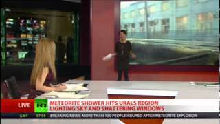 Meteorites Hits Earth15 Feb 2013 Injures Over 900 in Russia [upl. by Haimarej790]