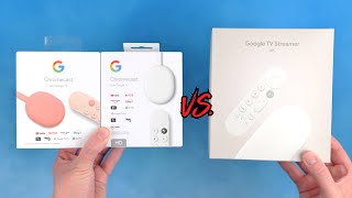 Chromecast HD4K vs Google TV Streamer Whats the difference [upl. by Ker]