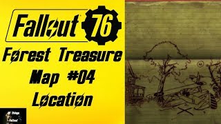 Fallout 76 Forest Treasure Map 04 Location [upl. by Oilenroc]