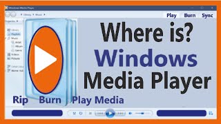 Where is Windows Media Player with Rip Burn feature Find out Windows 1011 [upl. by Sitrik]