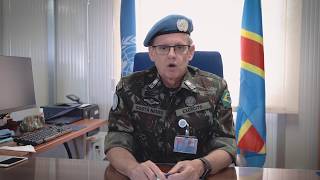 Force Commander Lt General Costa Neves message on the MONUSCO military and confronting COVID19 [upl. by Nakeber529]