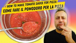 Ricetta del pomodoro per la pizza  i segreti della passata di pomodoro fatta in casa [upl. by Eletnahc461]