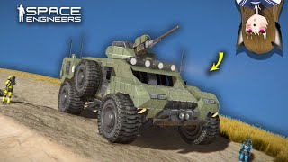 This Infantry Vehicle can Make a Dramatic Entrance Space Engineers [upl. by Etnovahs531]