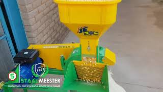 JF 2D Hammer Mill on maize part 1 [upl. by Aipmylo]