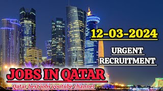 Jobs in Qatar 2024  High Salary Jobs  Walkin Interview Qatar Job qatarjobs qatarvacancies job [upl. by Anatsirhc]