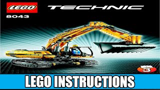 LEGO Instructions  Technic  8043  Motorized Excavator Book 3 [upl. by Adon60]