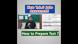 New TSO jobs announced  How to prepare the test   Join preparation classes [upl. by Seugirdor588]