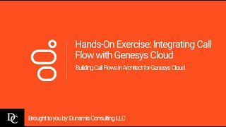 Genesys Cloud Architect Module 61 HandsOn Exercise Integrating Call Flows [upl. by Armat]