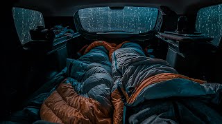 10 Hours ⚡️ Rain Sound On Window Car with Thunder SoundsㅣSleep Study and Relaxation Meditation [upl. by Voccola]