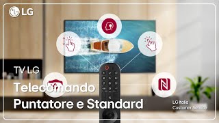 TV LG  Risoluzione problemi e settaggio dei Telecomandi Puntatore e Standard TV LG [upl. by Narual981]