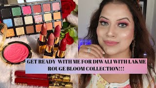 Lakme Rouge Bloom Collection Review  Tutorial [upl. by Ahsennek]