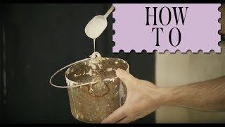 How to use traditional style casein paint [upl. by Aenea]