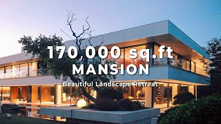 170000 sqft Mansion That Connects Closely with Nature  Beautiful Landscape Retreat  Modern Homes [upl. by Moritz]