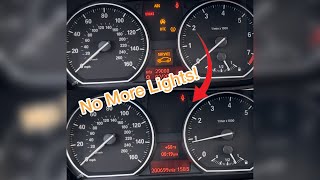 Removing Dash Lights After BMW V8 Swap Protool [upl. by Zillah]