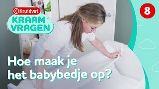 In 4 stappen het babybedje opmaken  Kraamvragen  Afl 8  Kruidvat [upl. by Irt]