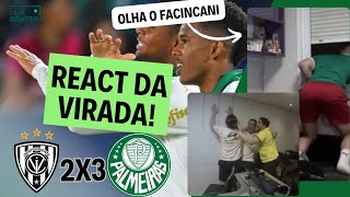 PALMEIRAS VIRA E FACINCANI ENLOUQUECE NA JANELA  VEJA AS MELHORES REAÇÕES [upl. by Yelrebmyk429]