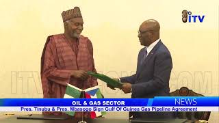 Oil amp Gas Sector Pres Tinubu amp Pres Mbasogo Sign Gulf Of Guinea Gas Pipeline Agreement [upl. by Annek]