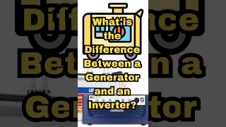 What is the Difference Between a Generator and an Inverter jbtechnicians generatorvsinverter [upl. by Noami]