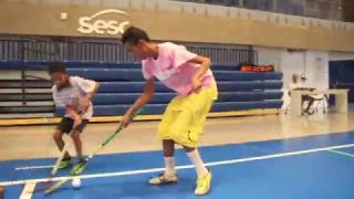 Conhece o Floorball [upl. by Lasley]