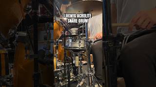 Recording with a Ludwig Acrolite snare drum today 🤘🏻 snaredrum ludwig recordingdrums drums [upl. by Snow]