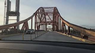 Driving along the Patullo Bridge between New Westminster BC and Surrey BC 2024 [upl. by Daloris187]