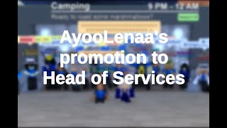 AyooLenaas promotion to Head of Services  Bloxton Hotels [upl. by Perrin]