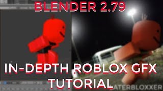 HOW TO MAKE ROBLOX GFX BLENDER 279  Indepth Tutorial [upl. by Ahsened]