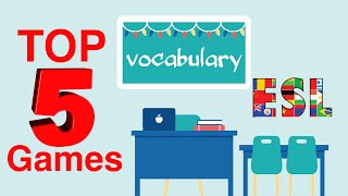 Top 5 Games How to teach vocabulary [upl. by Eul]