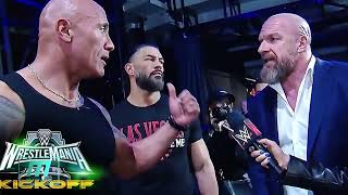 WWE Smackdown 41224  Triple H Returns amp Confronts The Rock raw highlights  Review [upl. by Clemmy385]