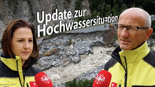 Aufräumarbeiten nach Hochwasser in Tirol [upl. by Nnitsuj]